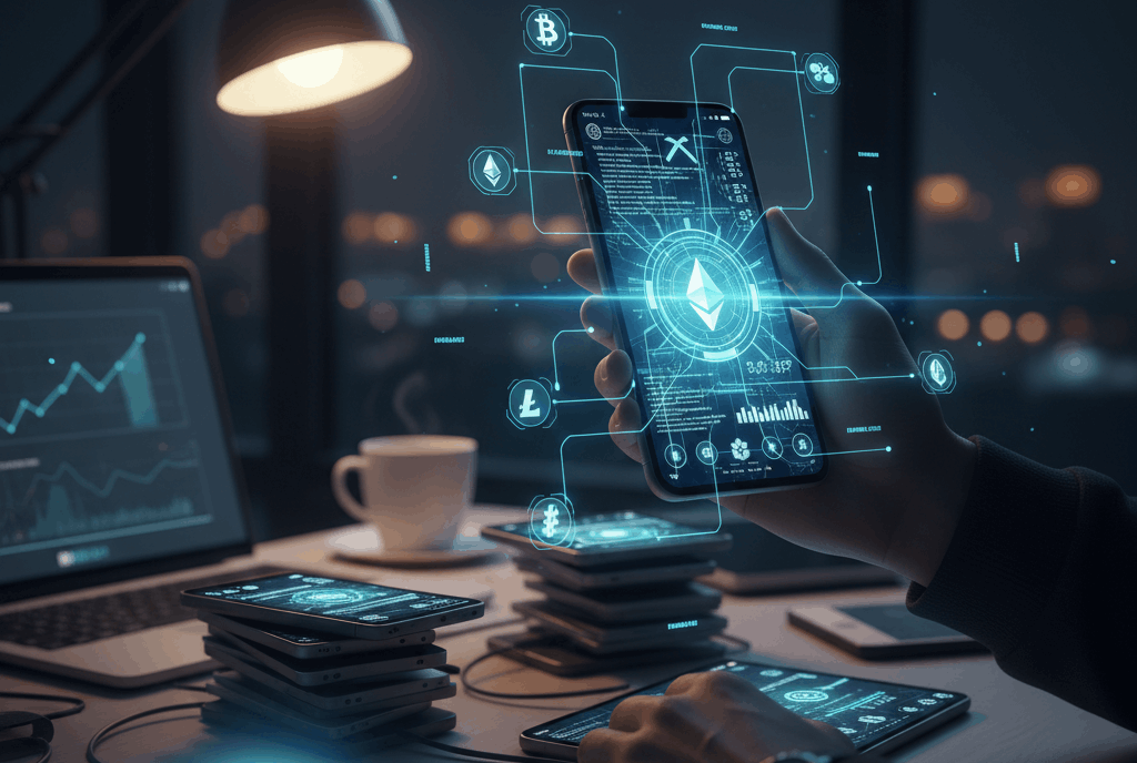 Image of Crypto Mining with Mobile: How to Mine, Apps, Profitability, and Risks in InvestKrypto